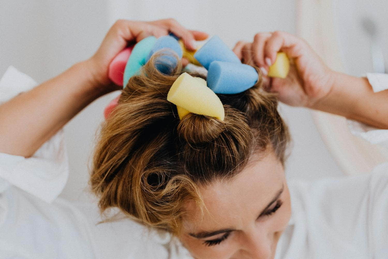 bigodini fai da te per capelli ricci