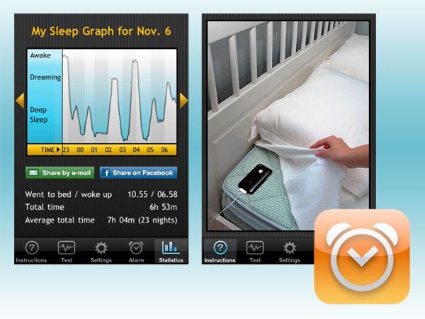 Applicazione Sleep Cycle Alarm Clock