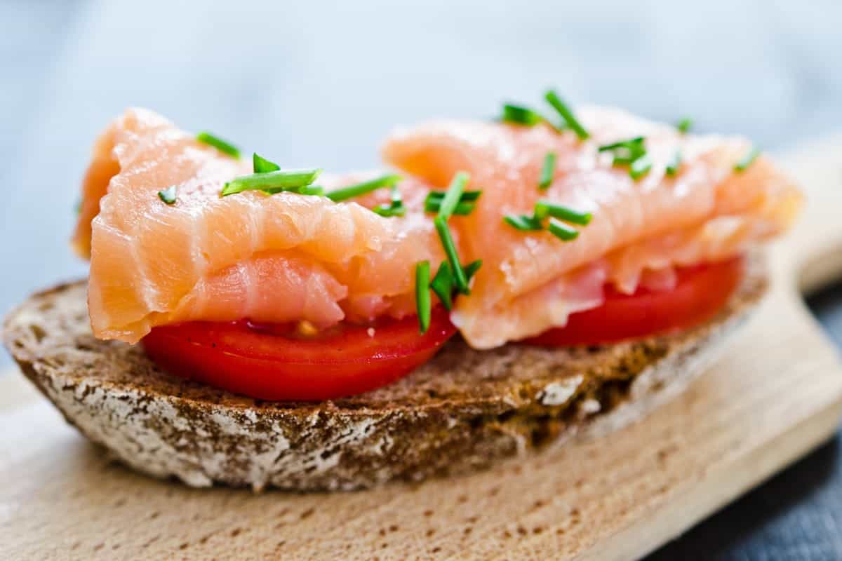 formaggio pomodoro salmone