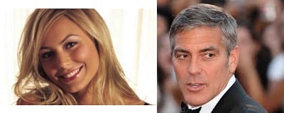 stacy keibler and george clooney
