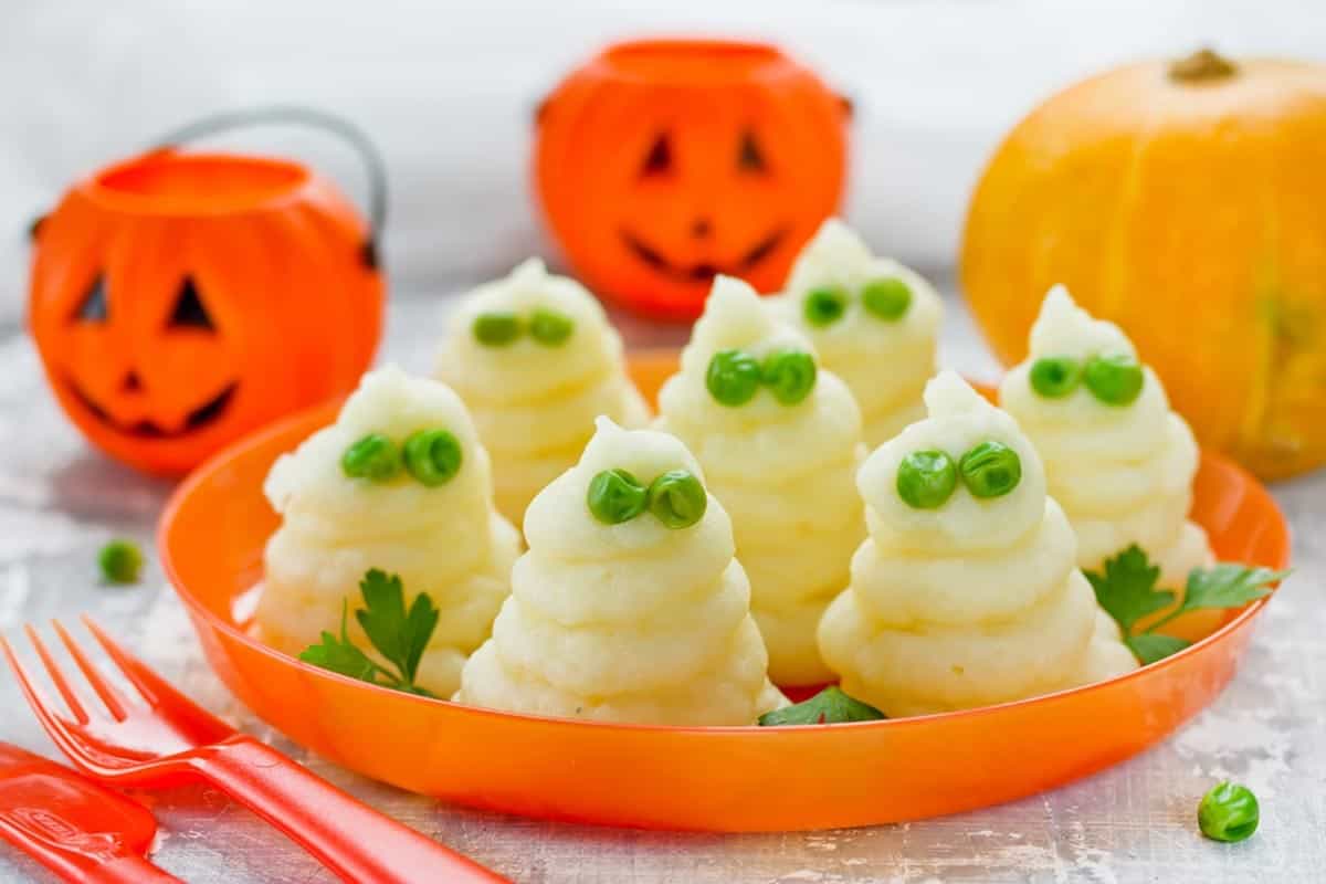 ricette halloween fantasmini patate