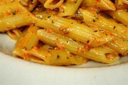 penne peperoni arrosto basilico