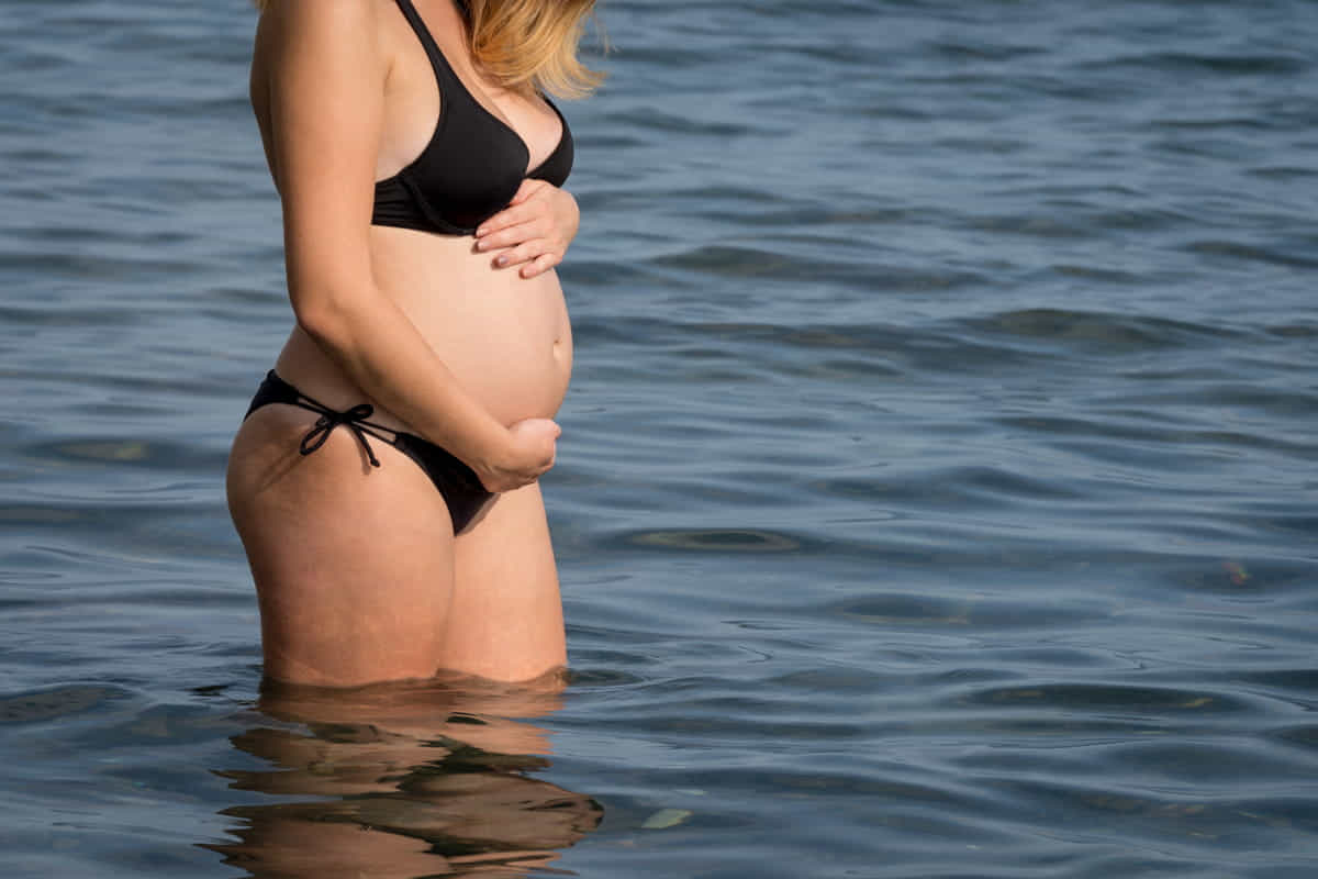 bagno al mare in gravidanza