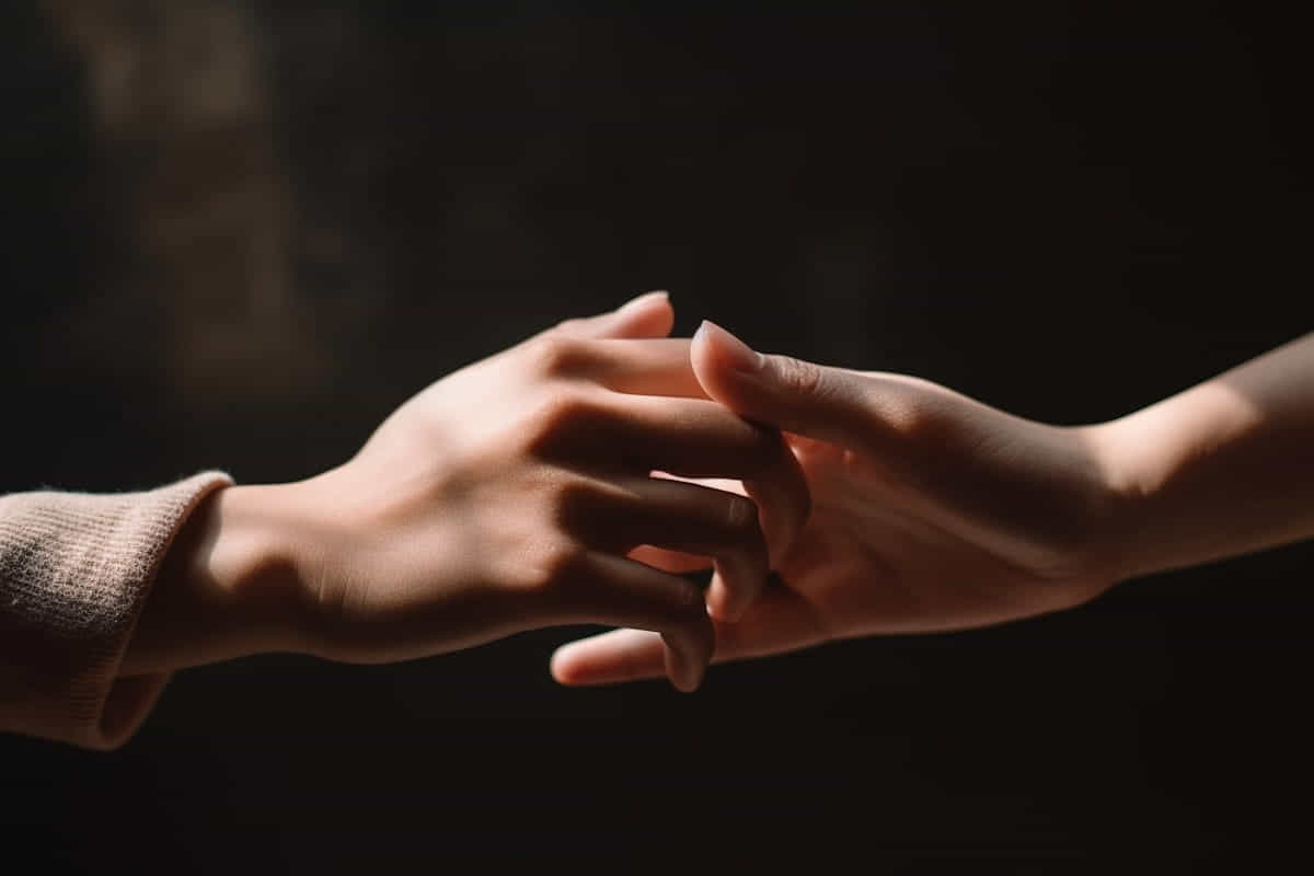 toccare la mano di una ragazza significato