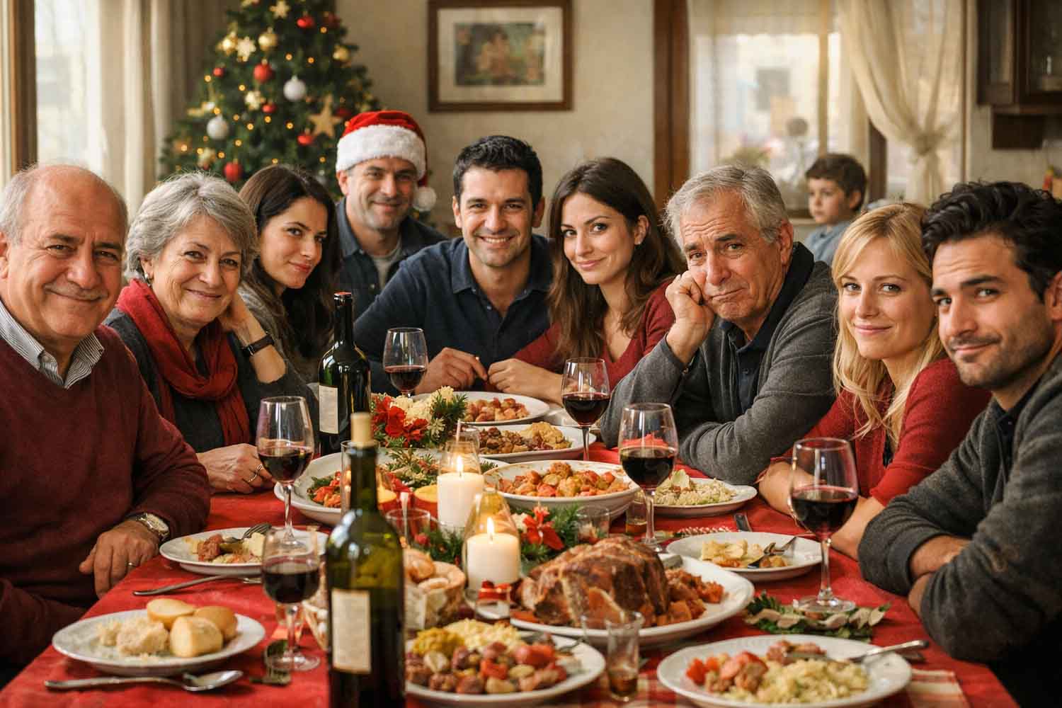 pranzo di Natale sitcom
