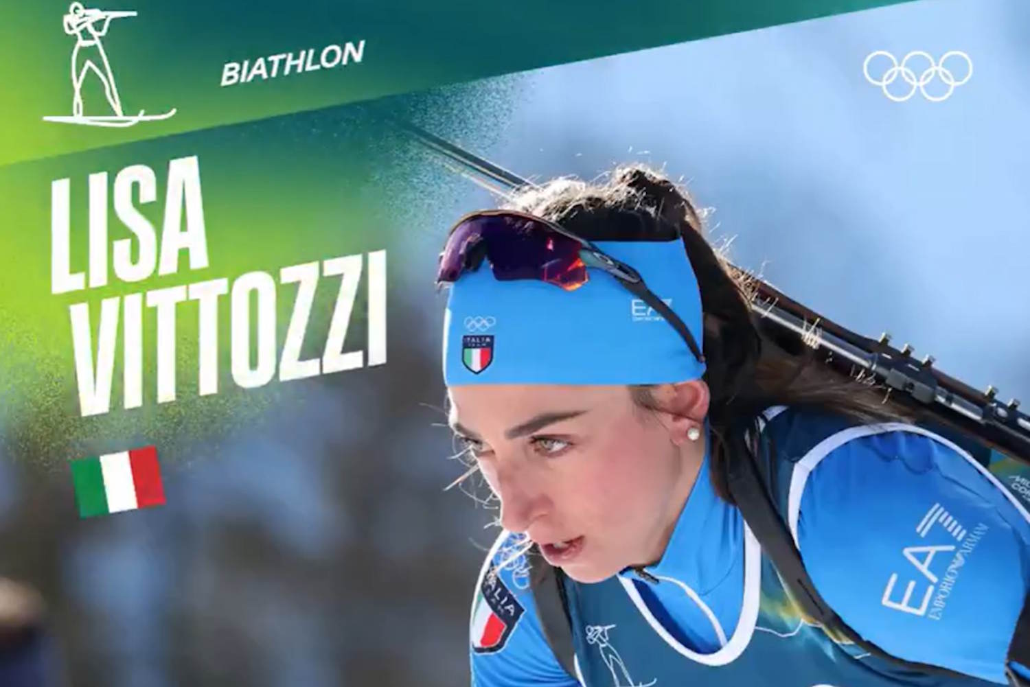 lisa vitozzi medaglia d'oro biathlon