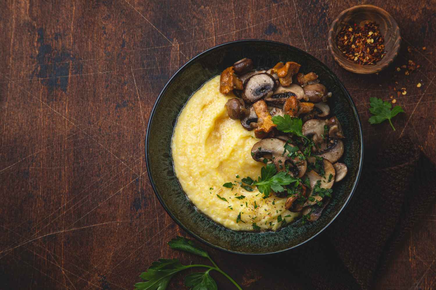 polenta ai funghi