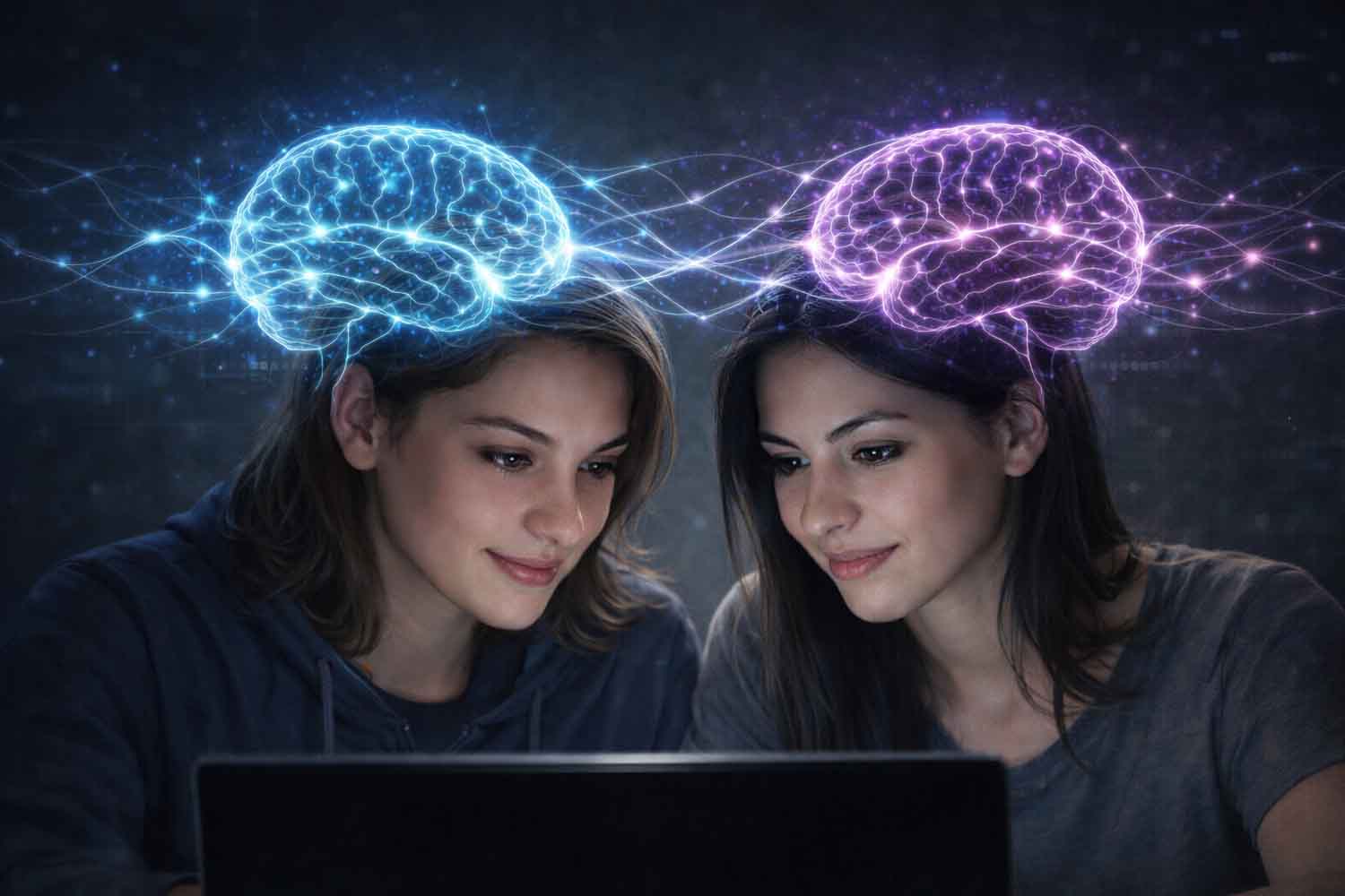 amici e cervello sincronizzato