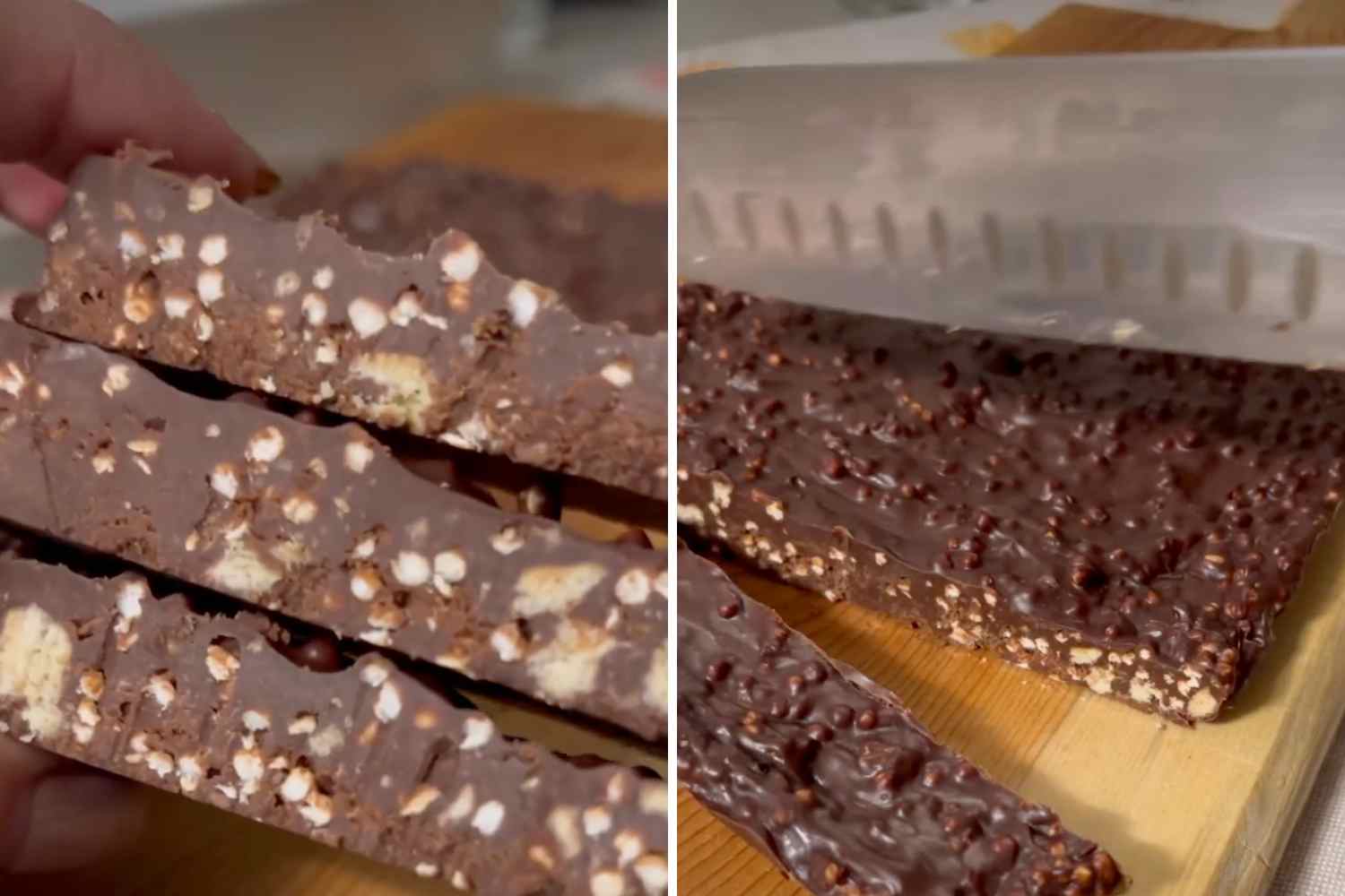 barrette ai cereali e cioccolato