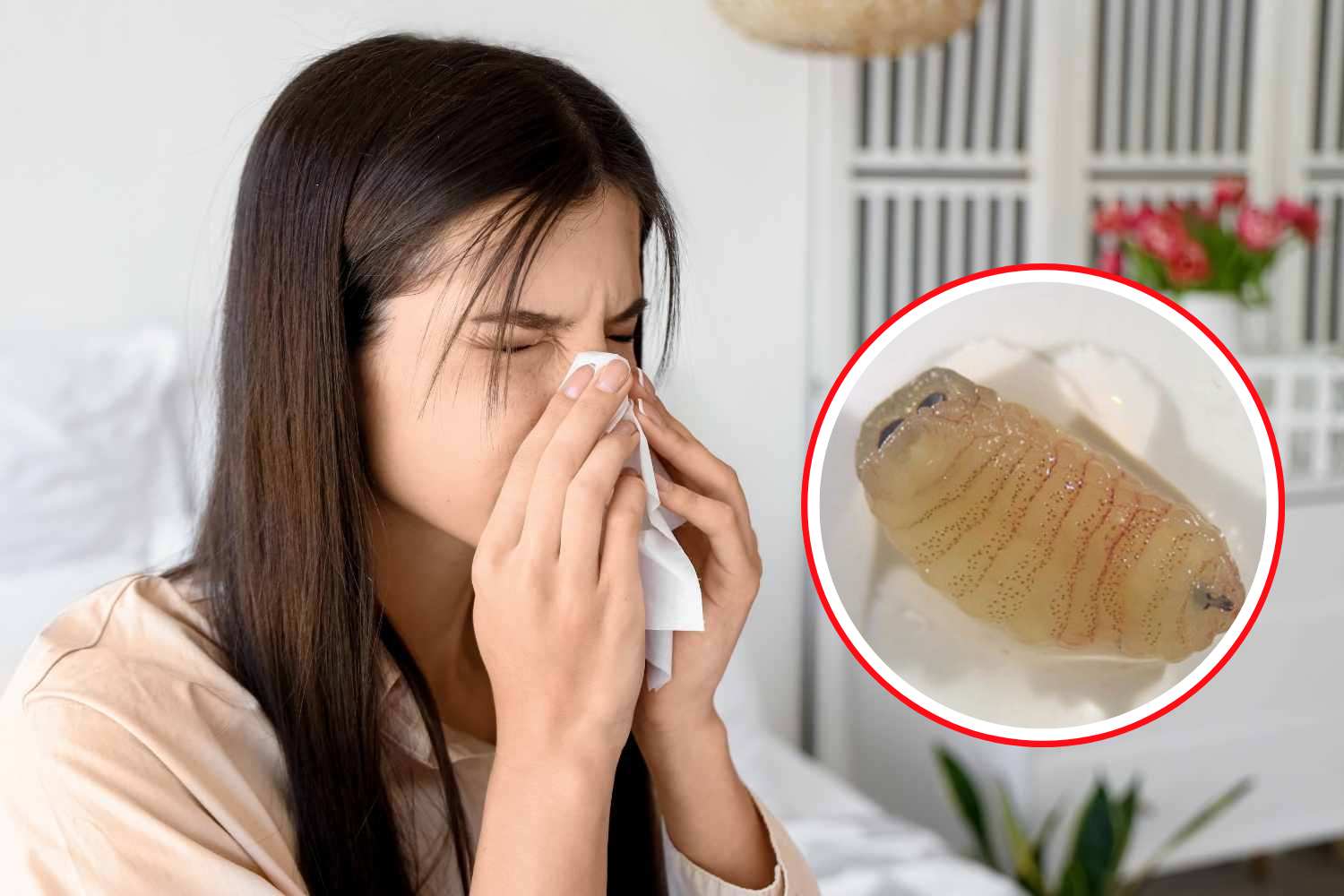 Una donna greca di 58 anni ha starnutito larve di mosca dal naso dopo esposizione ad ovini. Il caso, pubblicato sul CDC, è considerato biologicamente implausibile.