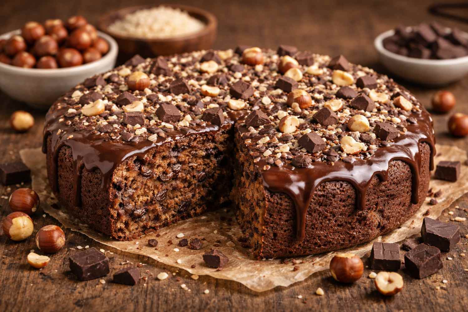 torta cioccolato e nocciola