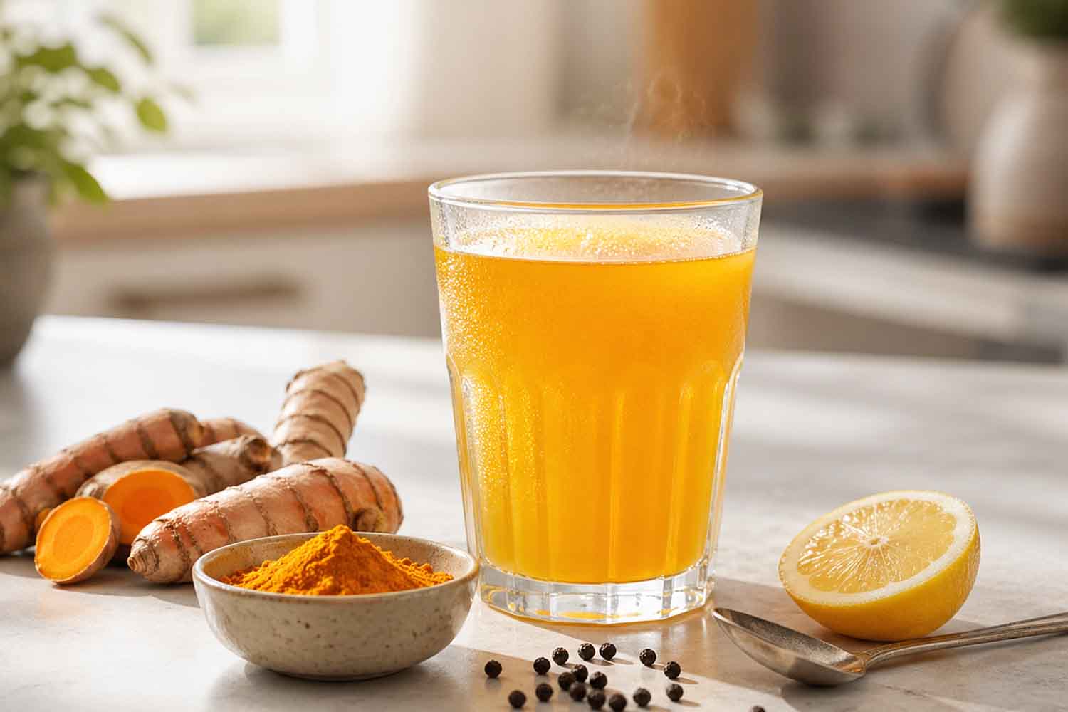 bevanda dorata alla curcuma