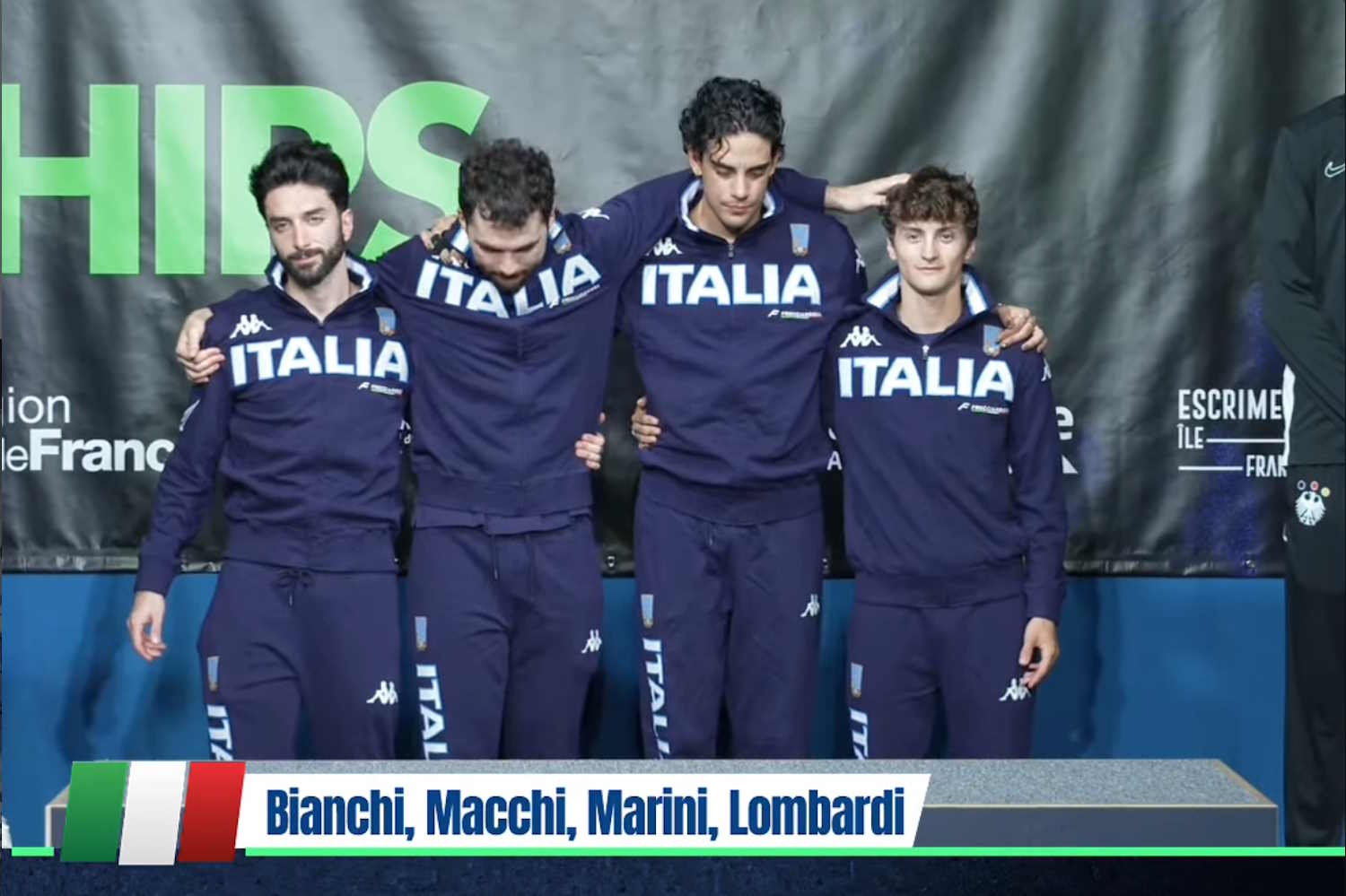 europei scherma trionfo italia