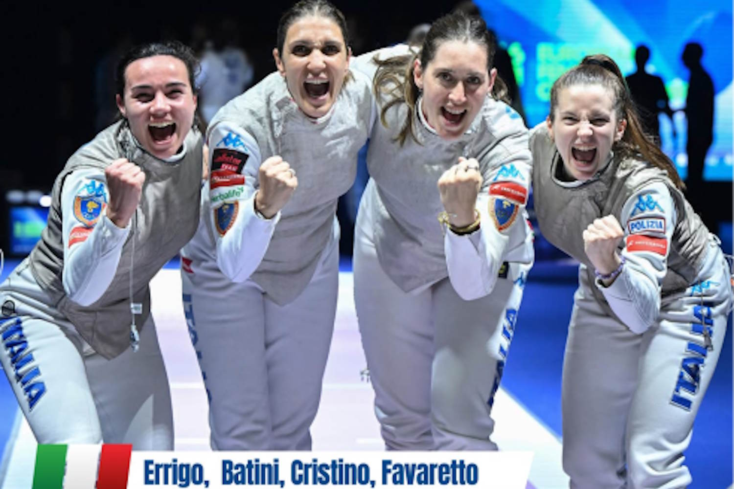 europei scherma fioretto femminile squadre medaglia d'oro
