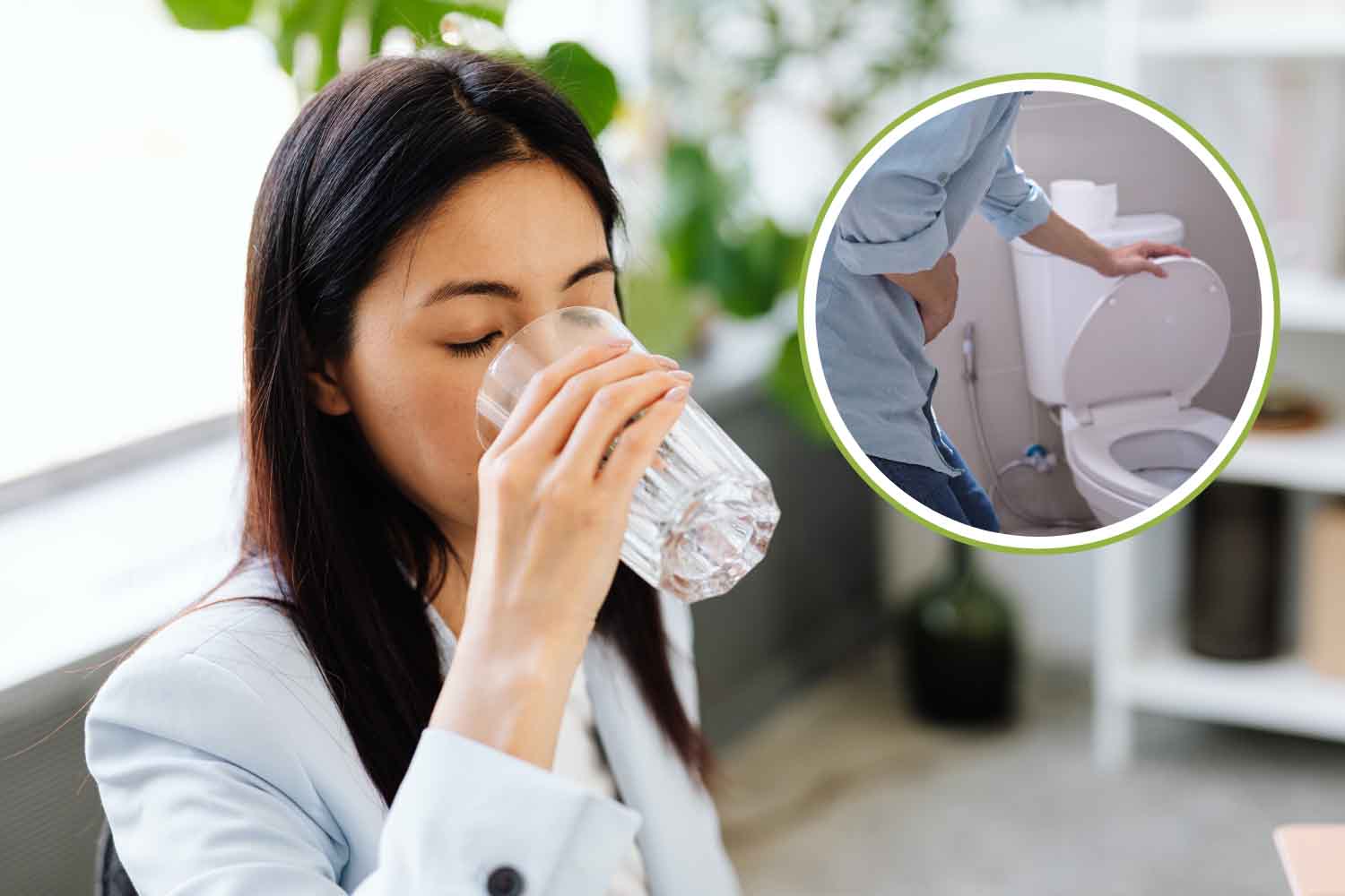 bere acqua e fare subito pipì