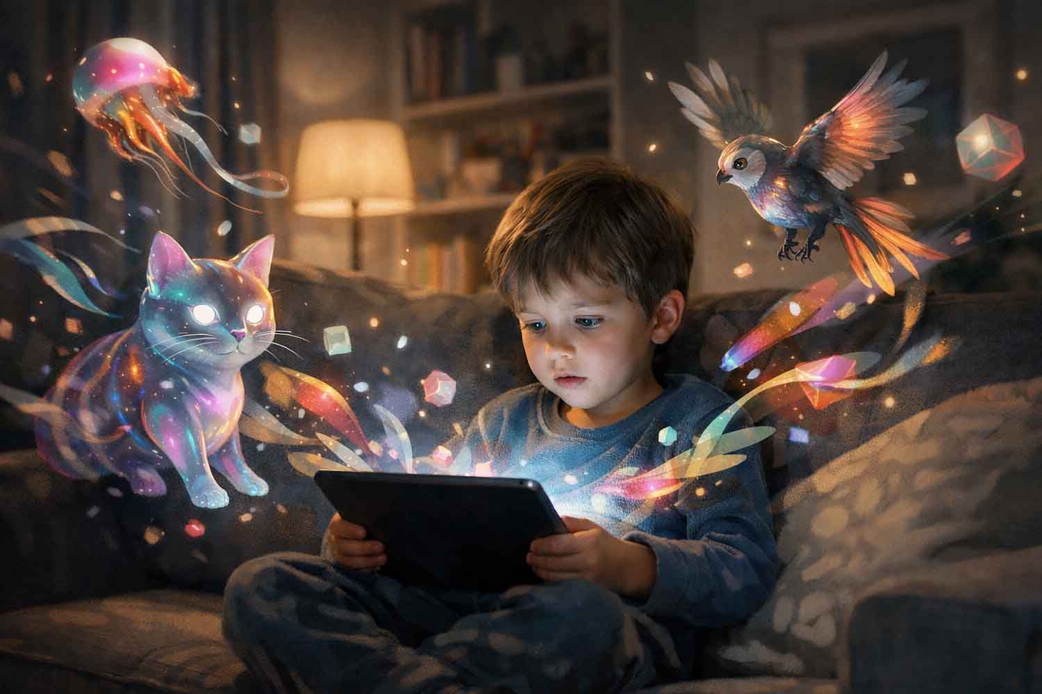 contenuti generati dall'IA bambini