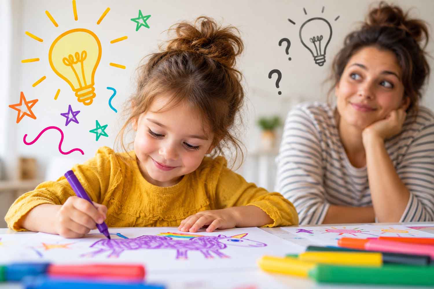 creatività bambini adulti